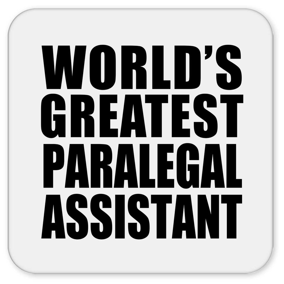 World's Greatest Paralegal Assistant - Drink Coaster