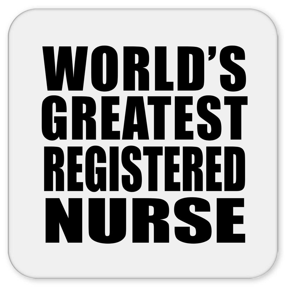 World's Greatest Registered Nurse - Drink Coaster