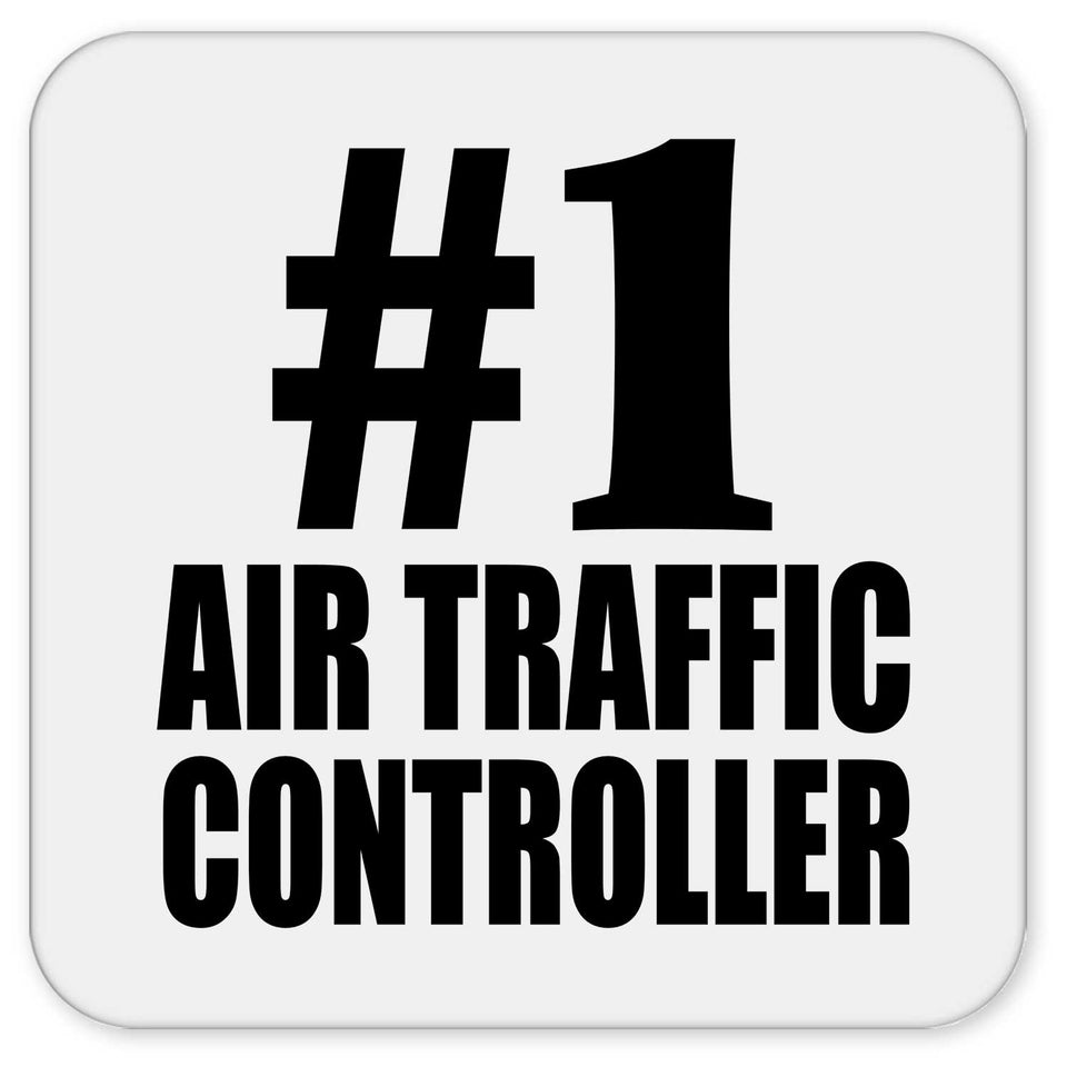 Number One #1 Air Traffic Controller - Drink Coaster