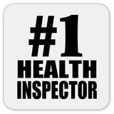 Number One #1 Health Inspector - Drink Coaster