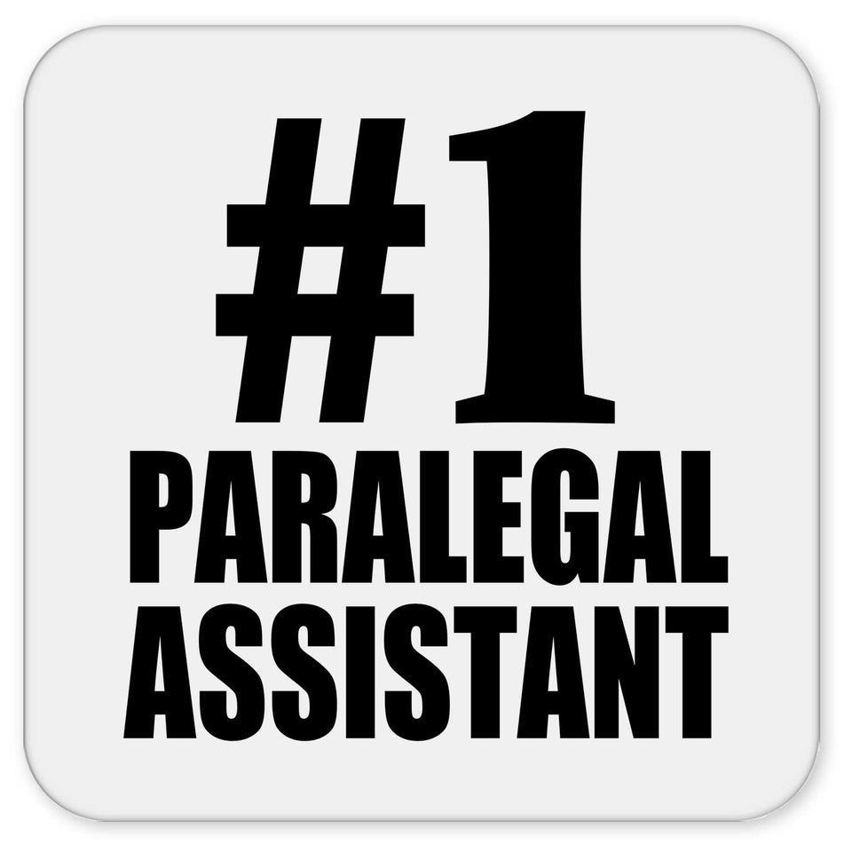 Number One #1 Paralegal Assistant - Drink Coaster