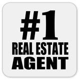 Number One #1 Real Estate Agent - Drink Coaster
