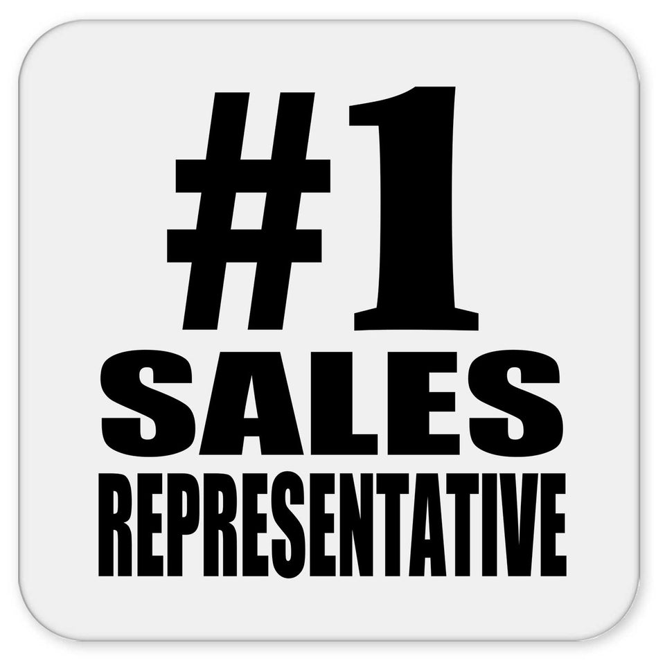 Number One #1 Sales Representative - Drink Coaster