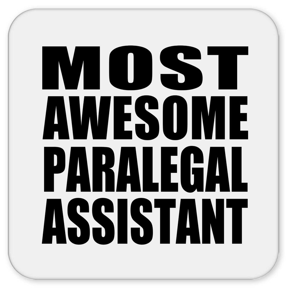 Most Awesome Paralegal Assistant - Drink Coaster