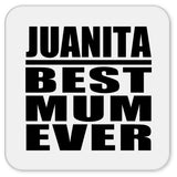 Juanita Best Mum Ever - Drink Coaster