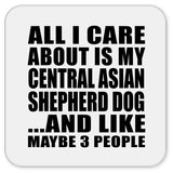 All I Care About Is My Central Asian Shepherd Dog - Drink Coaster