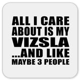 All I Care About Is My Vizsla - Drink Coaster