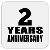 2nd Anniversary 2 Years - Drink Coaster