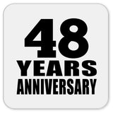 48th Anniversary 48 Years - Drink Coaster