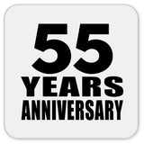 55th Anniversary 55 Years - Drink Coaster