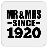 104th Anniversary Mr & Mrs Since 1920 - Drink Coaster
