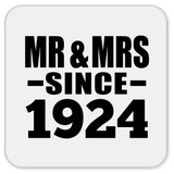 100th Anniversary Mr & Mrs Since 1924 - Drink Coaster