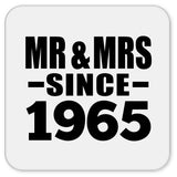 59th Anniversary Mr & Mrs Since 1965 - Drink Coaster