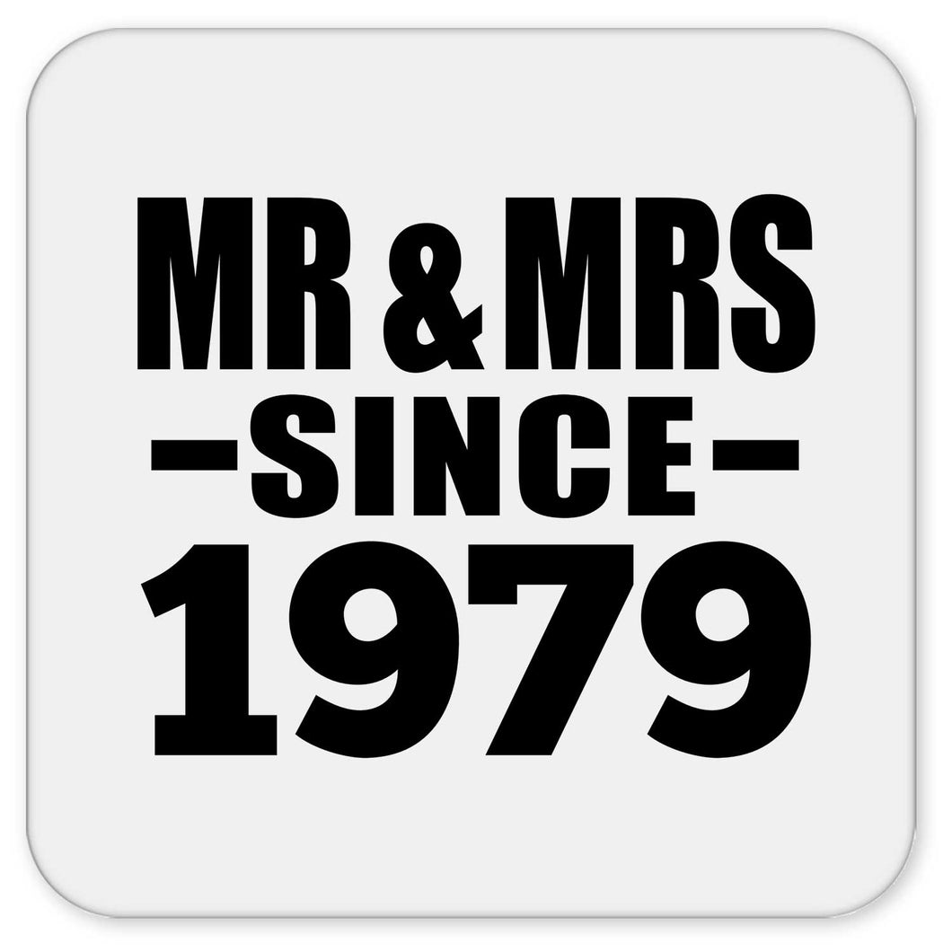 45th Anniversary Mr & Mrs Since 1979 - Drink Coaster
