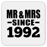 32nd Anniversary Mr & Mrs Since 1992 - Drink Coaster