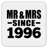 28th Anniversary Mr & Mrs Since 1996 - Drink Coaster