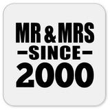 24th Anniversary Mr & Mrs Since 2000 - Drink Coaster