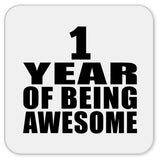 1st Birthday 1 Year Of Being Awesome - Drink Coaster