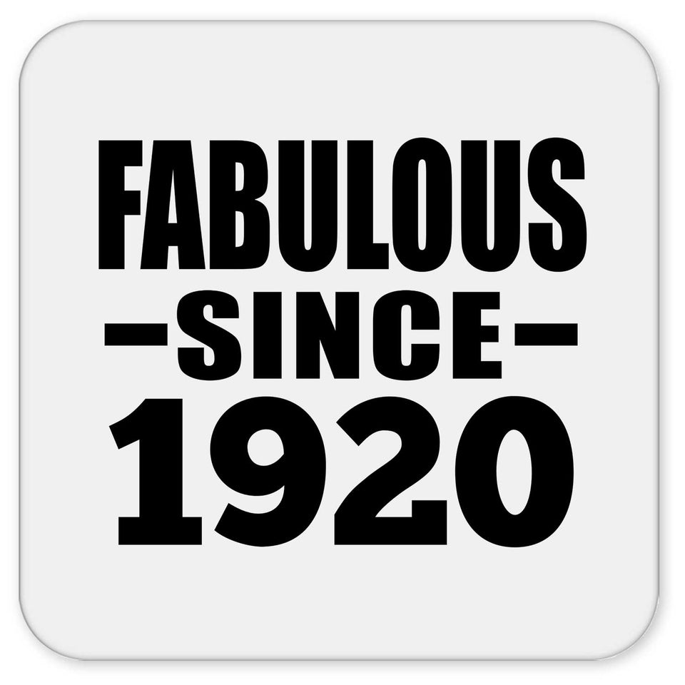104th Birthday Fabulous Since 1920 - Drink Coaster
