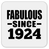 100th Birthday Fabulous Since 1924 - Drink Coaster