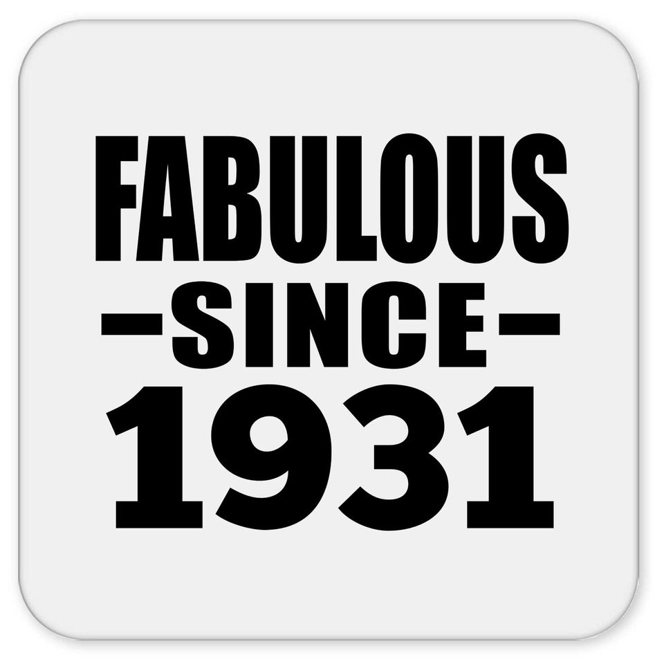 93rd Birthday Fabulous Since 1931 - Drink Coaster