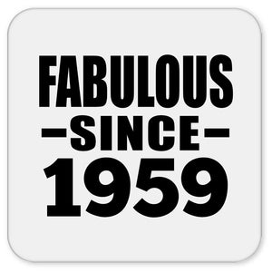 65th Birthday Fabulous Since 1959 - Drink Coaster