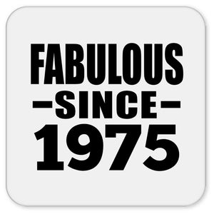 49th Birthday Fabulous Since 1975 - Drink Coaster