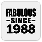 36th Birthday Fabulous Since 1988 - Drink Coaster