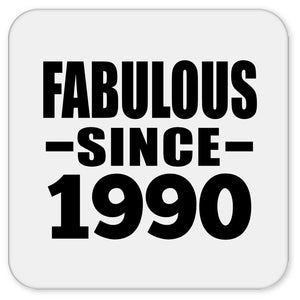 34th Birthday Fabulous Since 1990 - Drink Coaster