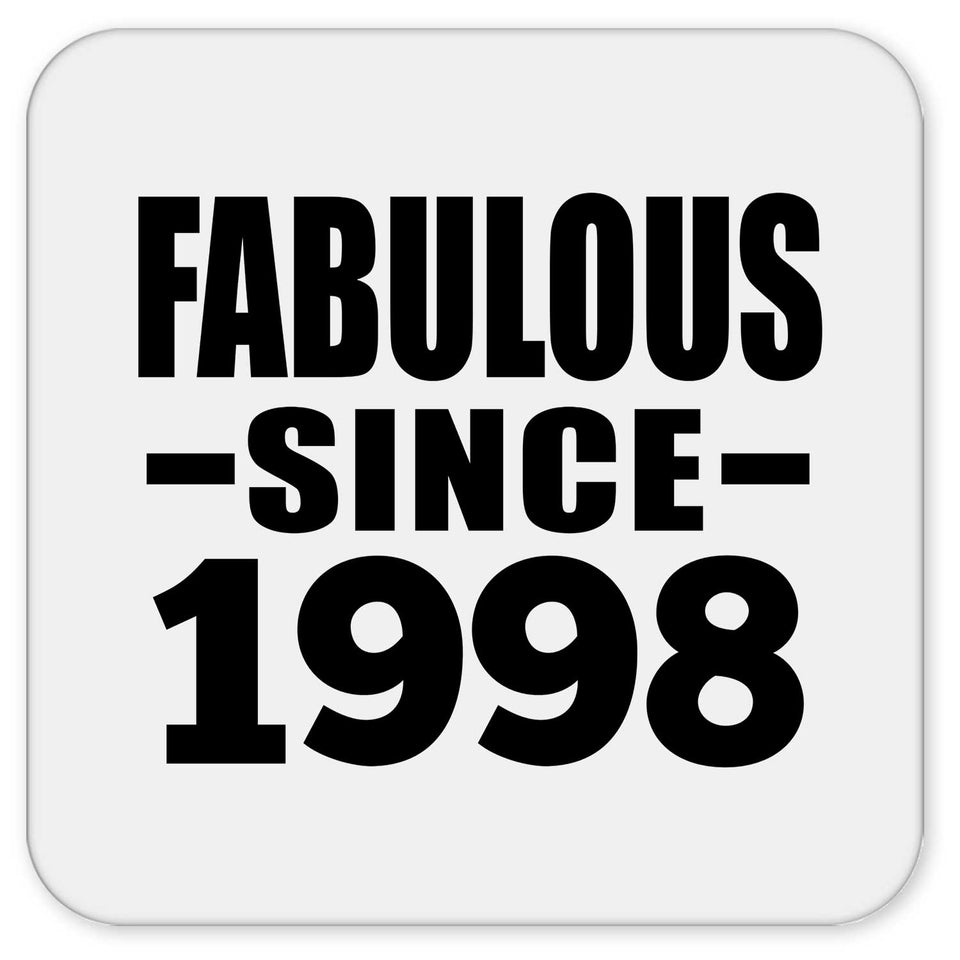 26th Birthday Fabulous Since 1998 - Drink Coaster