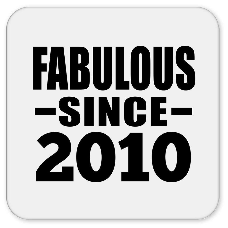 14th Birthday Fabulous Since 2010 - Drink Coaster