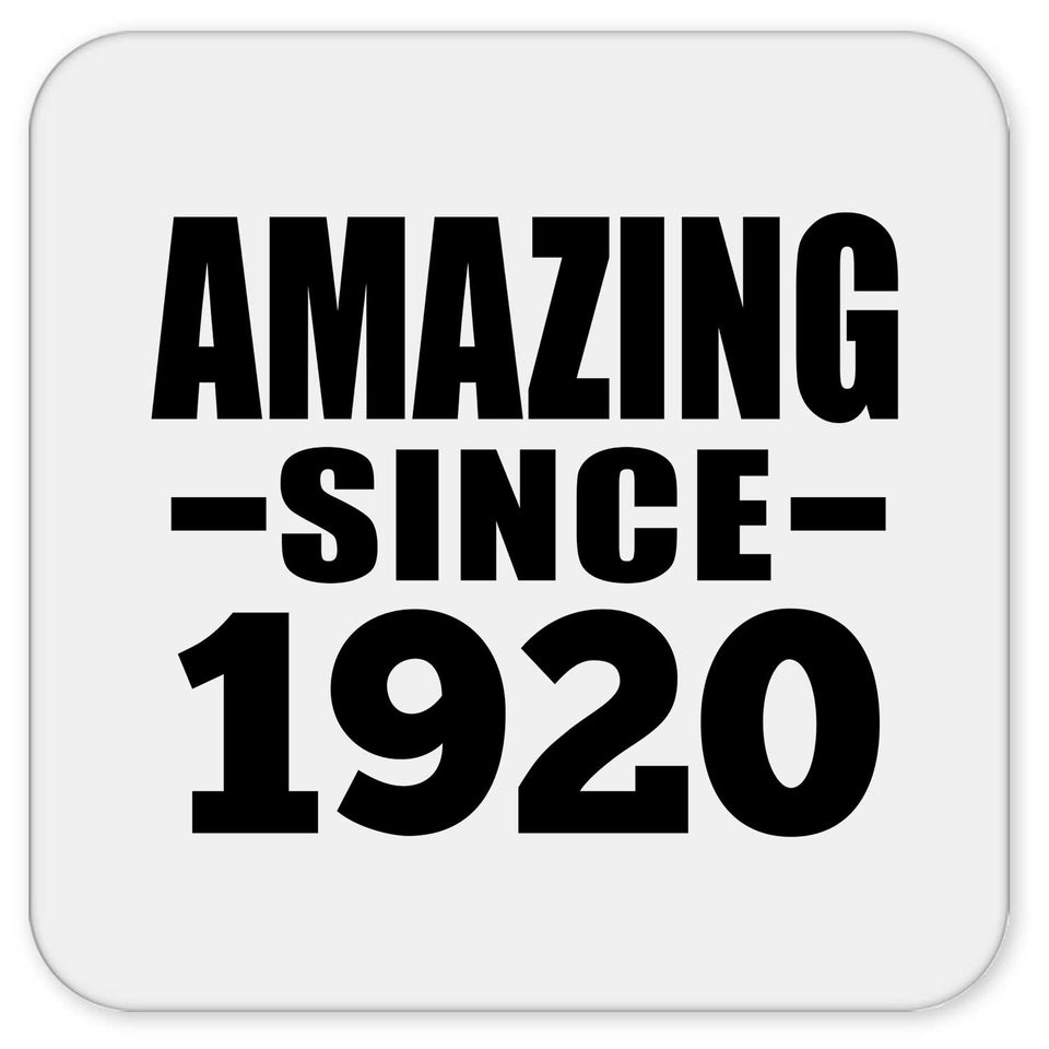 104th Birthday Amazing Since 1920 - Drink Coaster