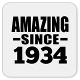 90th Birthday Amazing Since 1934 - Drink Coaster