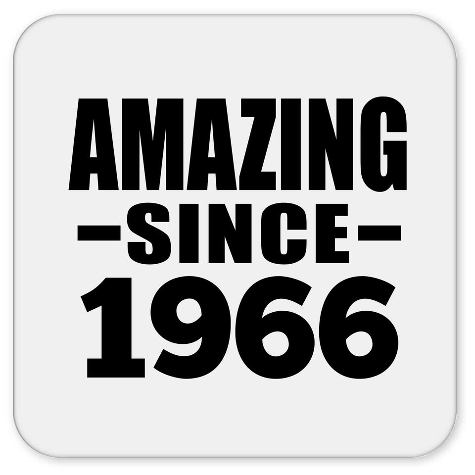 58th Birthday Amazing Since 1966 - Drink Coaster