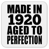 104th Birthday Made In 1920 Aged to Perfection - Drink Coaster