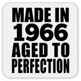 58th Birthday Made In 1966 Aged to Perfection - Drink Coaster