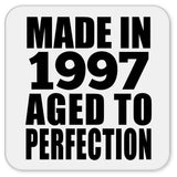 27th Birthday Made In 1997 Aged to Perfection - Drink Coaster