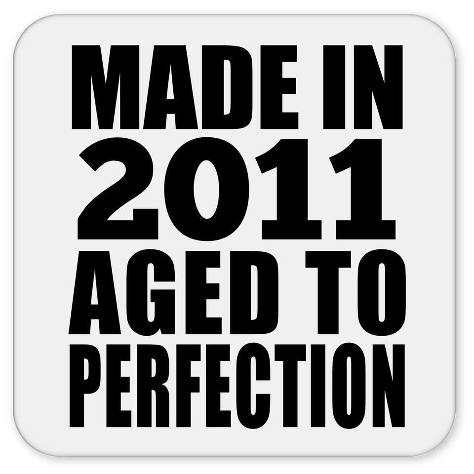 13th Birthday Made In 2011 Aged to Perfection - Drink Coaster
