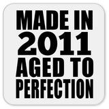 13th Birthday Made In 2011 Aged to Perfection - Drink Coaster