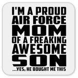 Proud Air Force Mom Of Awesome Son - Drink Coaster