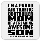 Proud Air Traffic Controller Mom Of Awesome Son - Drink Coaster