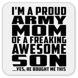 Proud Army Mom Of Awesome Son - Drink Coaster