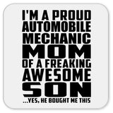 Proud Automobile Mechanic Mom Of Awesome Son - Drink Coaster