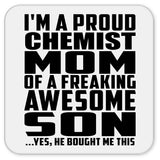 Proud Chemist Mom Of Awesome Son - Drink Coaster