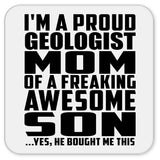 Proud Geologist Mom Of Awesome Son - Drink Coaster