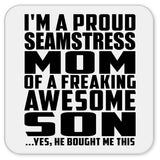 Proud Seamstress Mom Of Awesome Son - Drink Coaster