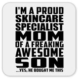 Proud Skincare Specialist Mom Of Awesome Son - Drink Coaster