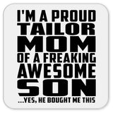 Proud Tailor Mom Of Awesome Son - Drink Coaster