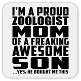 Proud Zoologist Mom Of Awesome Son - Drink Coaster