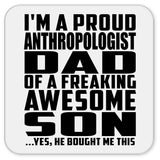 Proud Anthropologist Dad Of Awesome Son - Drink Coaster